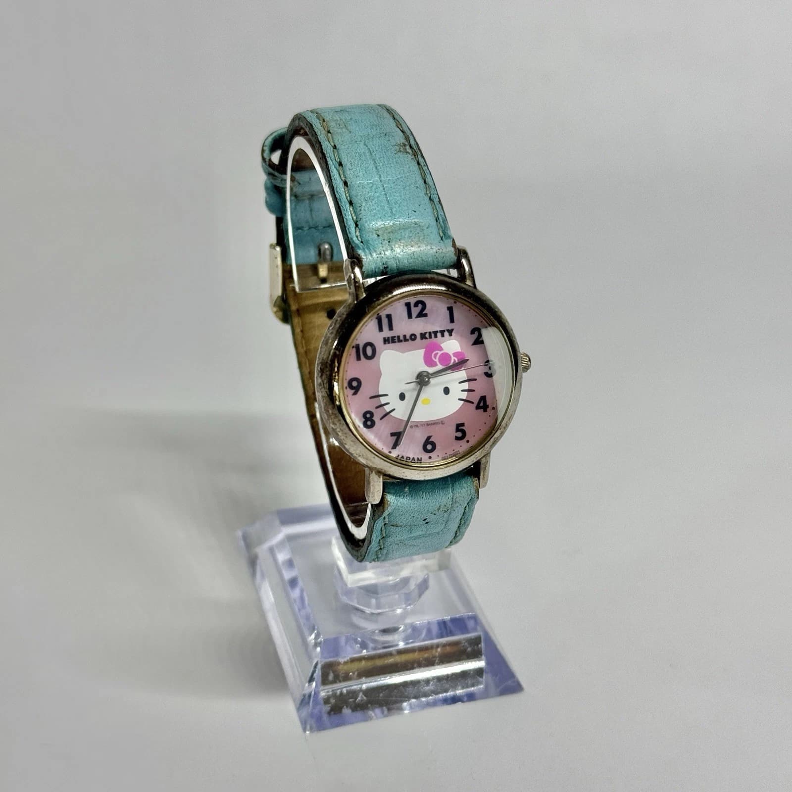 SANRIO Hello Kitty Quartz Analog Women Vintage Watch W433 *WORKING