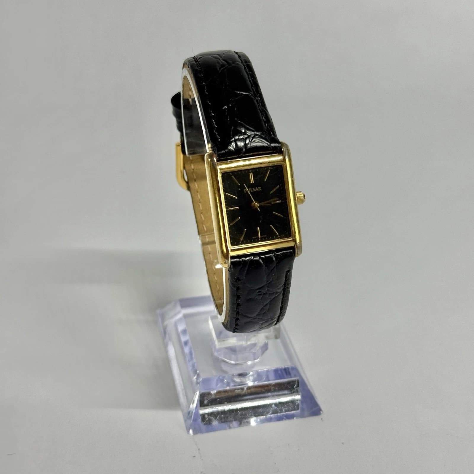 PULSAR VX51-X349 Analog Quartz Gold Tone Women Vintage Watch W614 *WORKING