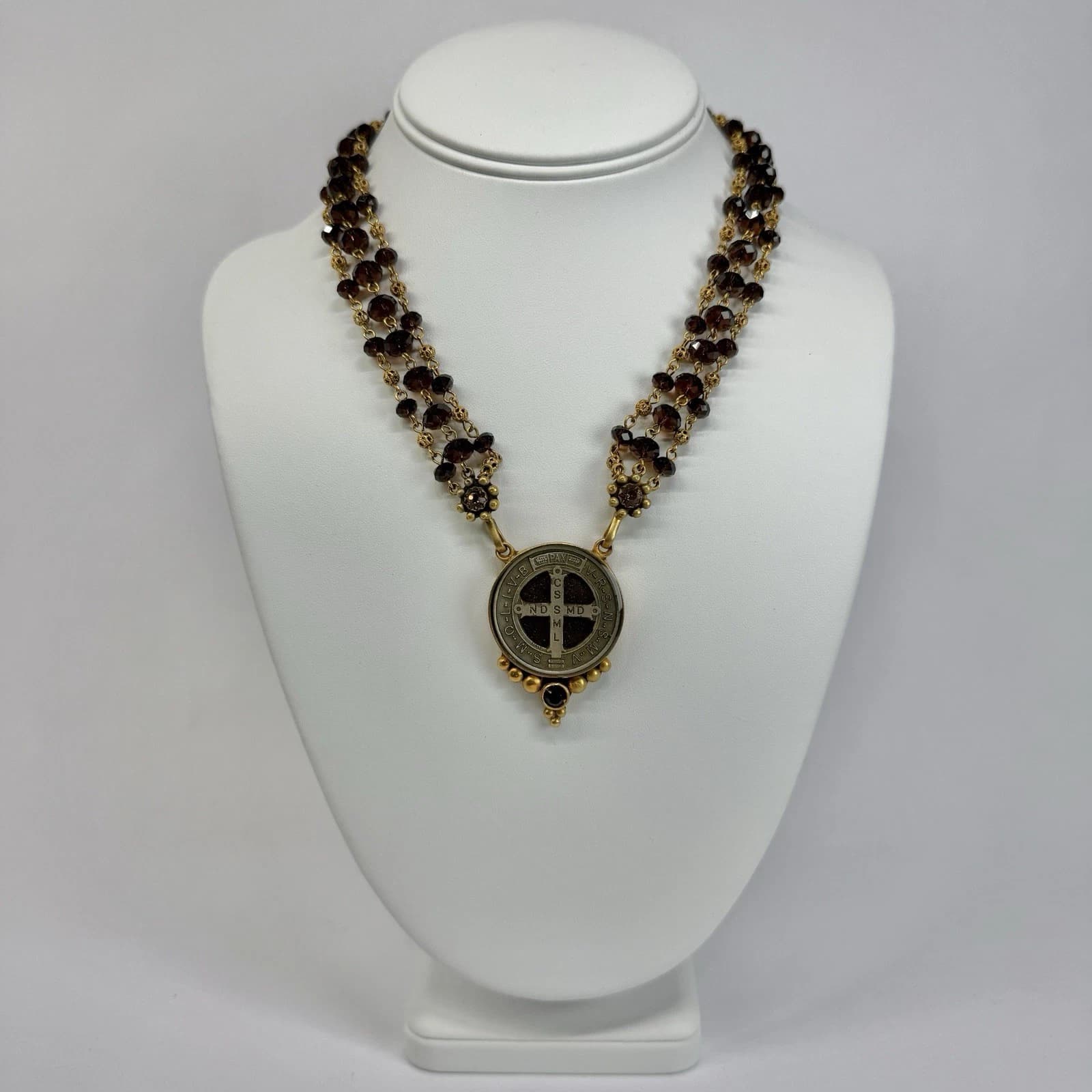 VSA Virgins Saints & Angels Bespoke San Benito Vintage Necklace Jewelry N356