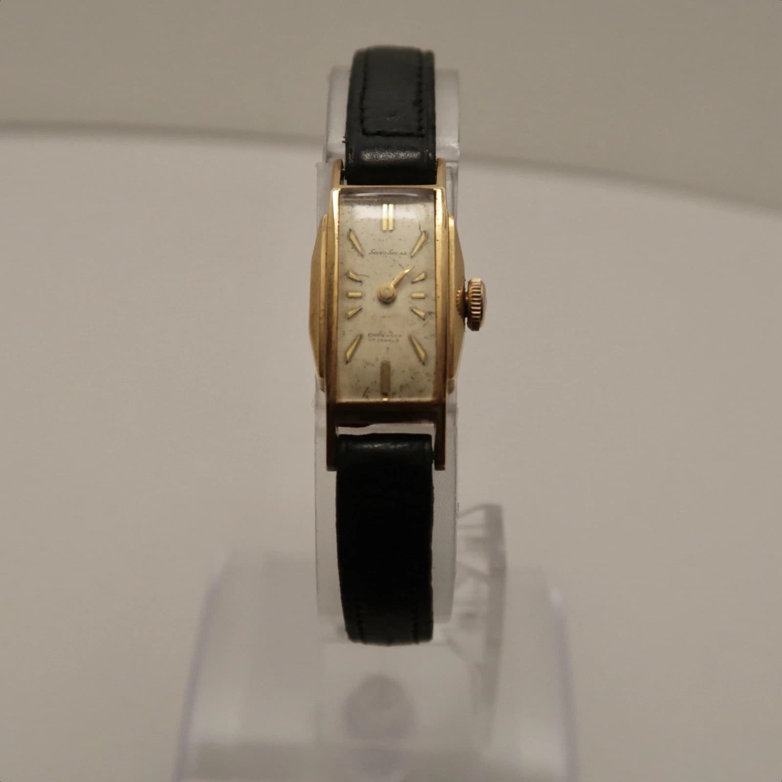 SEIKO Solar Diashock 17 Jewel Mechanical Women Vintage Watch W135 *WORKING