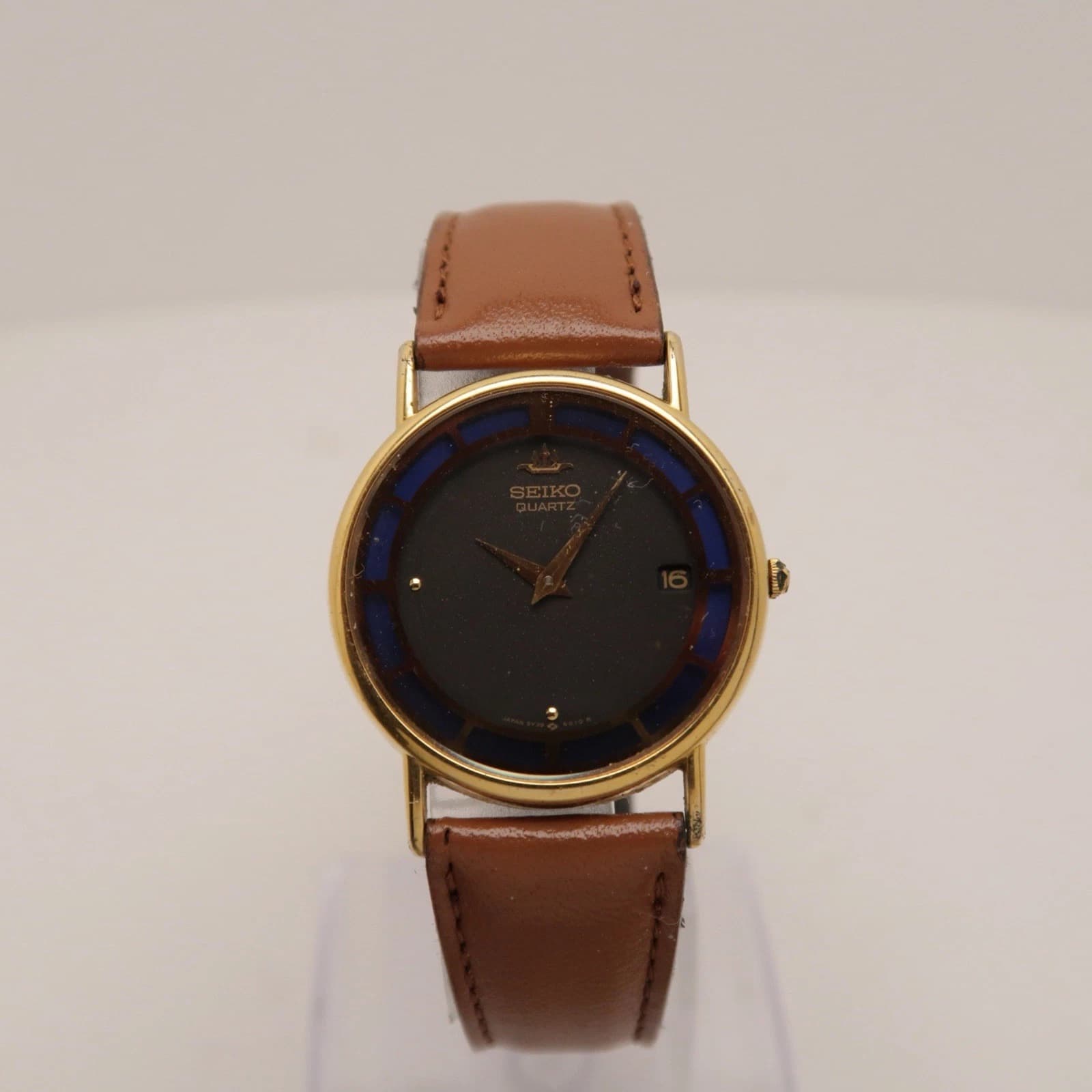 SEIKO Galaxy 5Y39-6010 Analog Quartz Men Vintage Watch W420 *WORKING