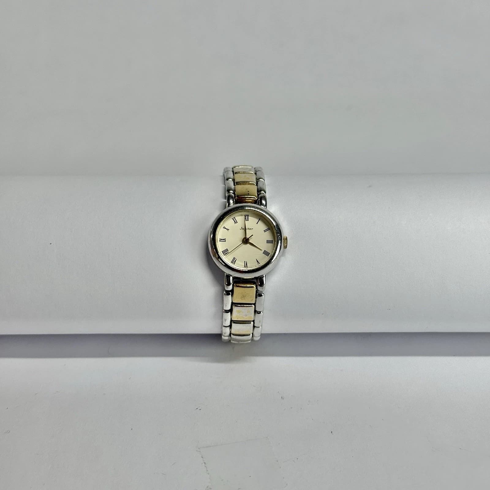 ORIENT Jupiter E451P1-0 Analog Quartz Two Tone Women Vintage Watch W593 *WORKING