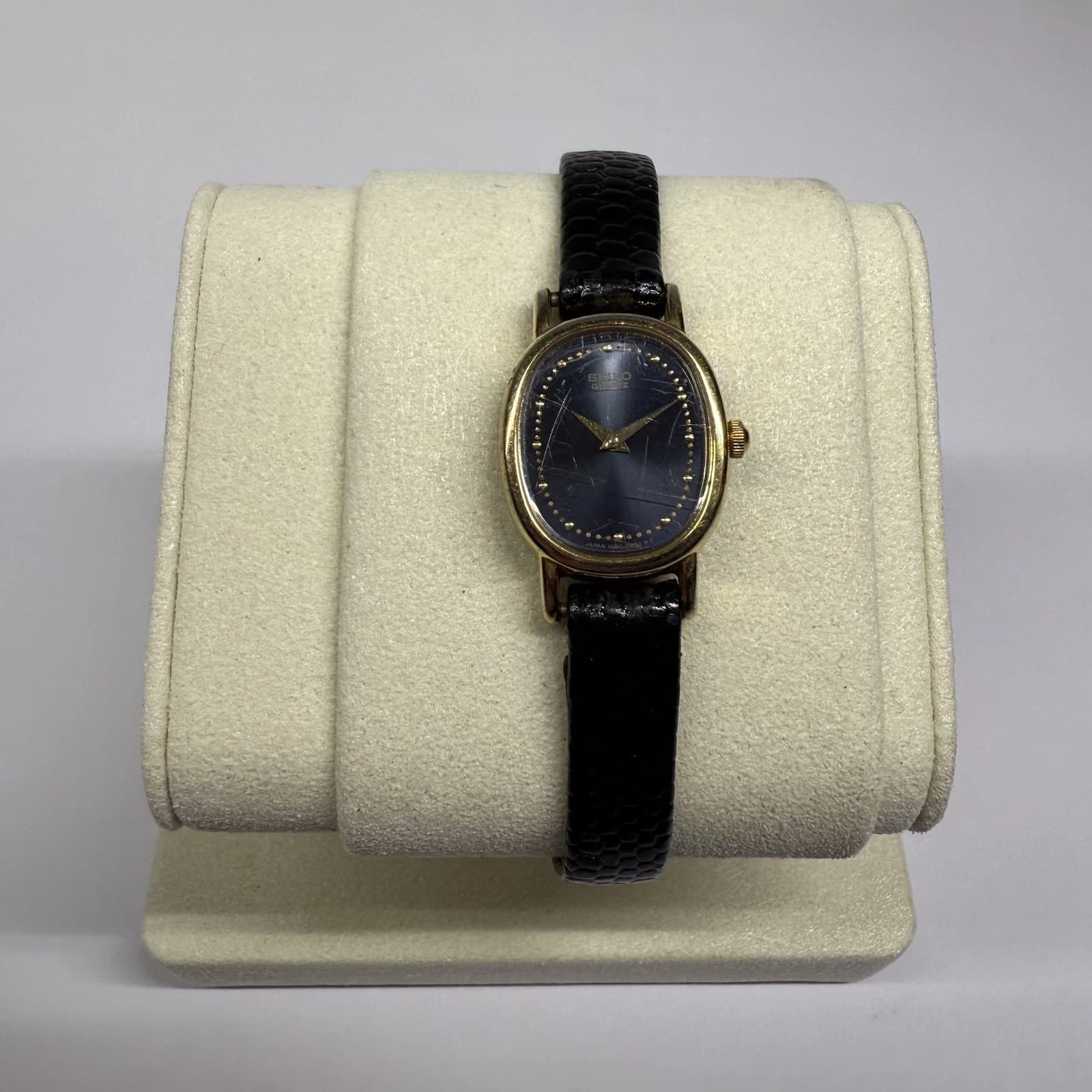 SEIKO 1N00-5D09 Gold Tone Quartz Women Vintage Watch W73 *New Battery