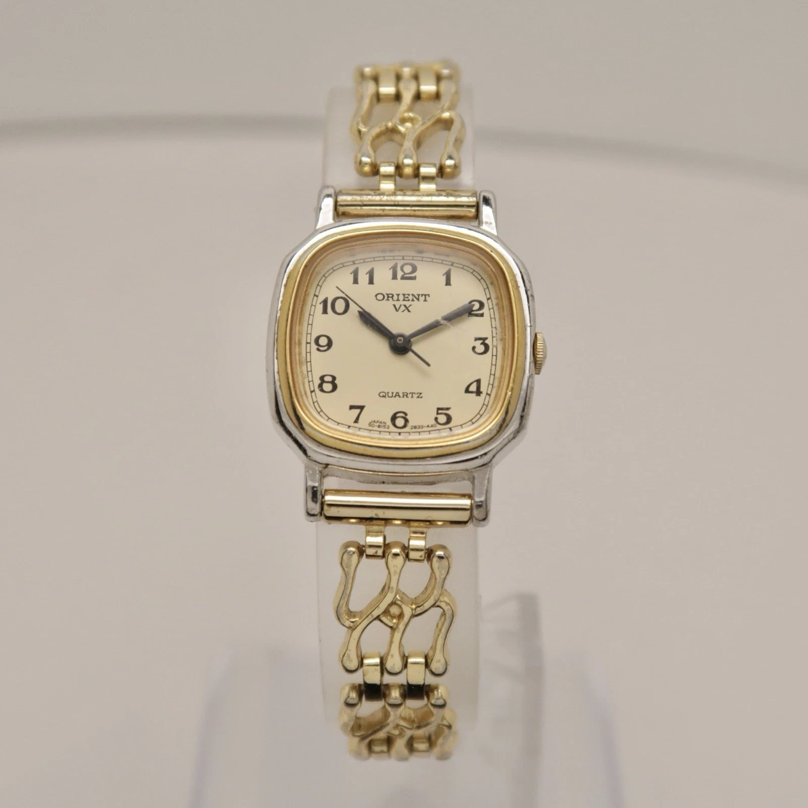ORIENT B152B3-20 Gold Tone Analog Quartz Women Vintage Watch W197 *WORKING