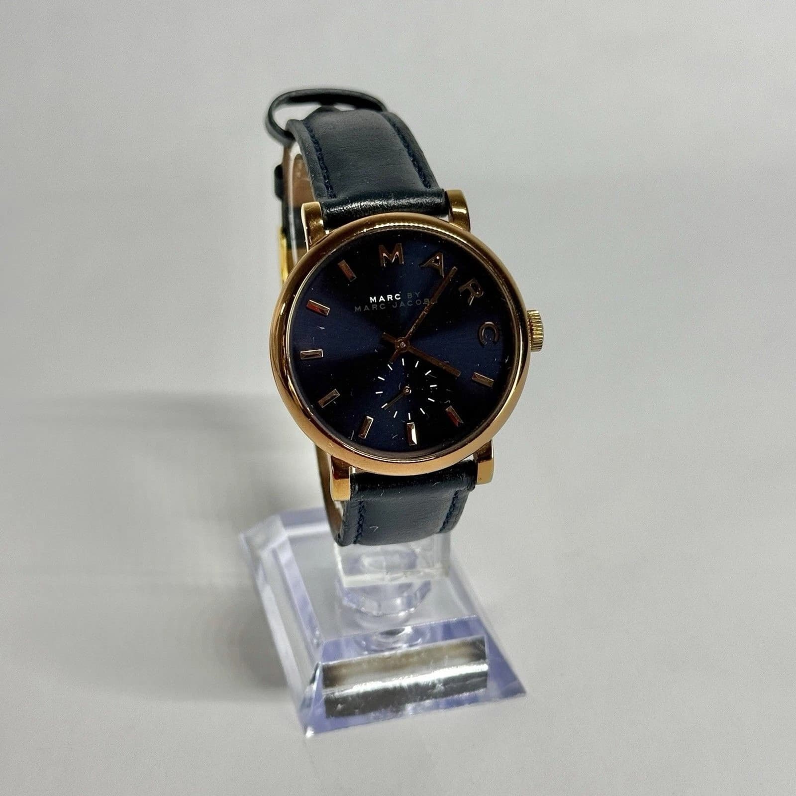 MARC JACOBS MBM1329 Gold Tone Analog Quartz Women Vintage Watch W447 *WORKING