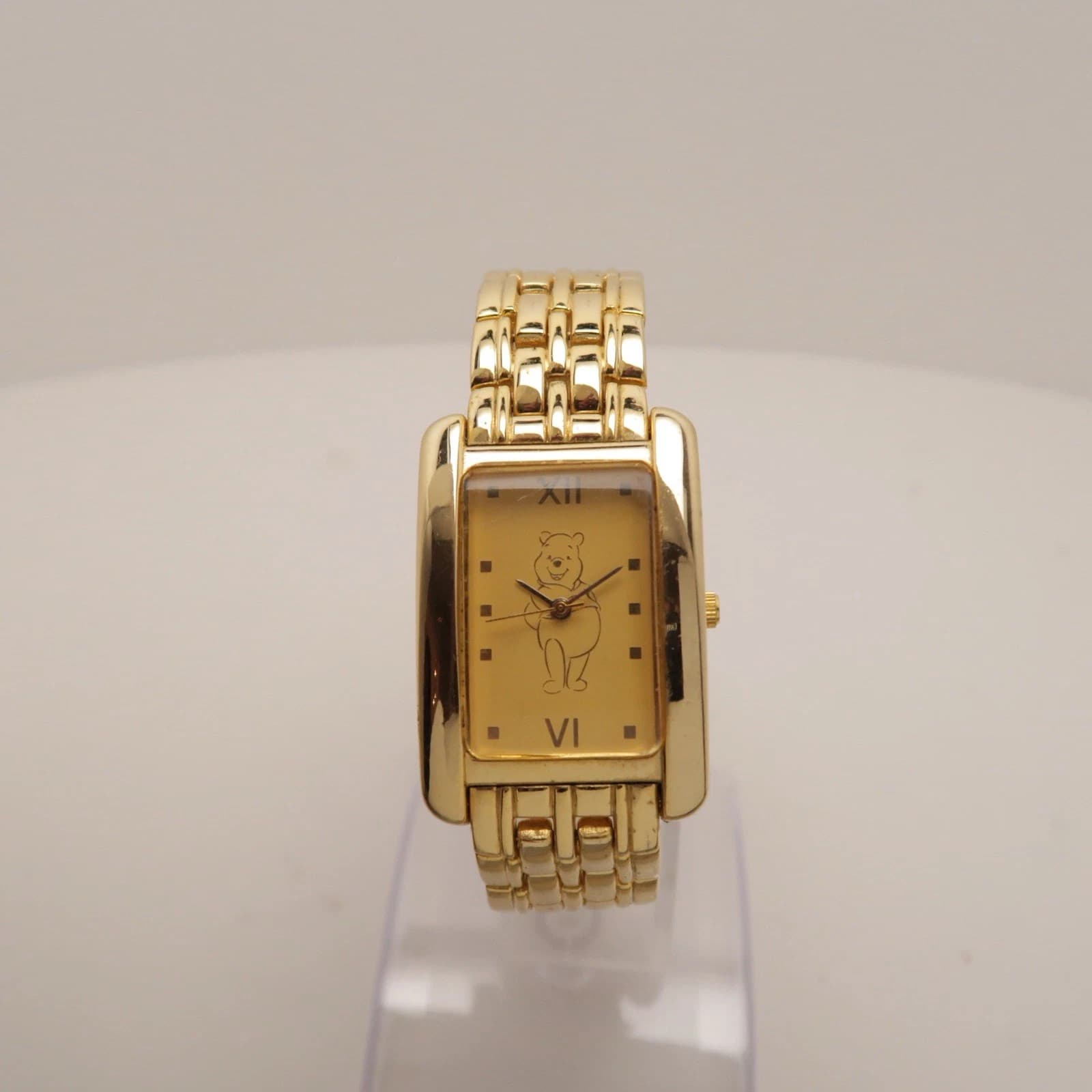 DISNEY 2002 Winnie The Pooh Analog Quartz Women Vintage Watch W368 *WORKING