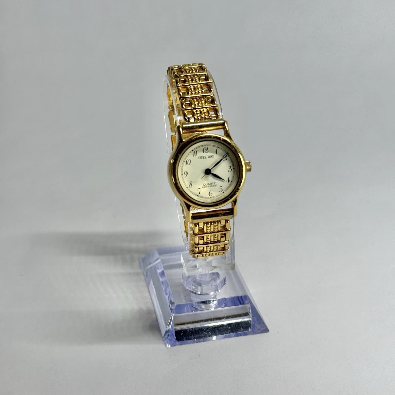 CITIZEN Freeway 7630-S34961 Quartz Gold Tone Women Vintage Watch W738 *WORKING