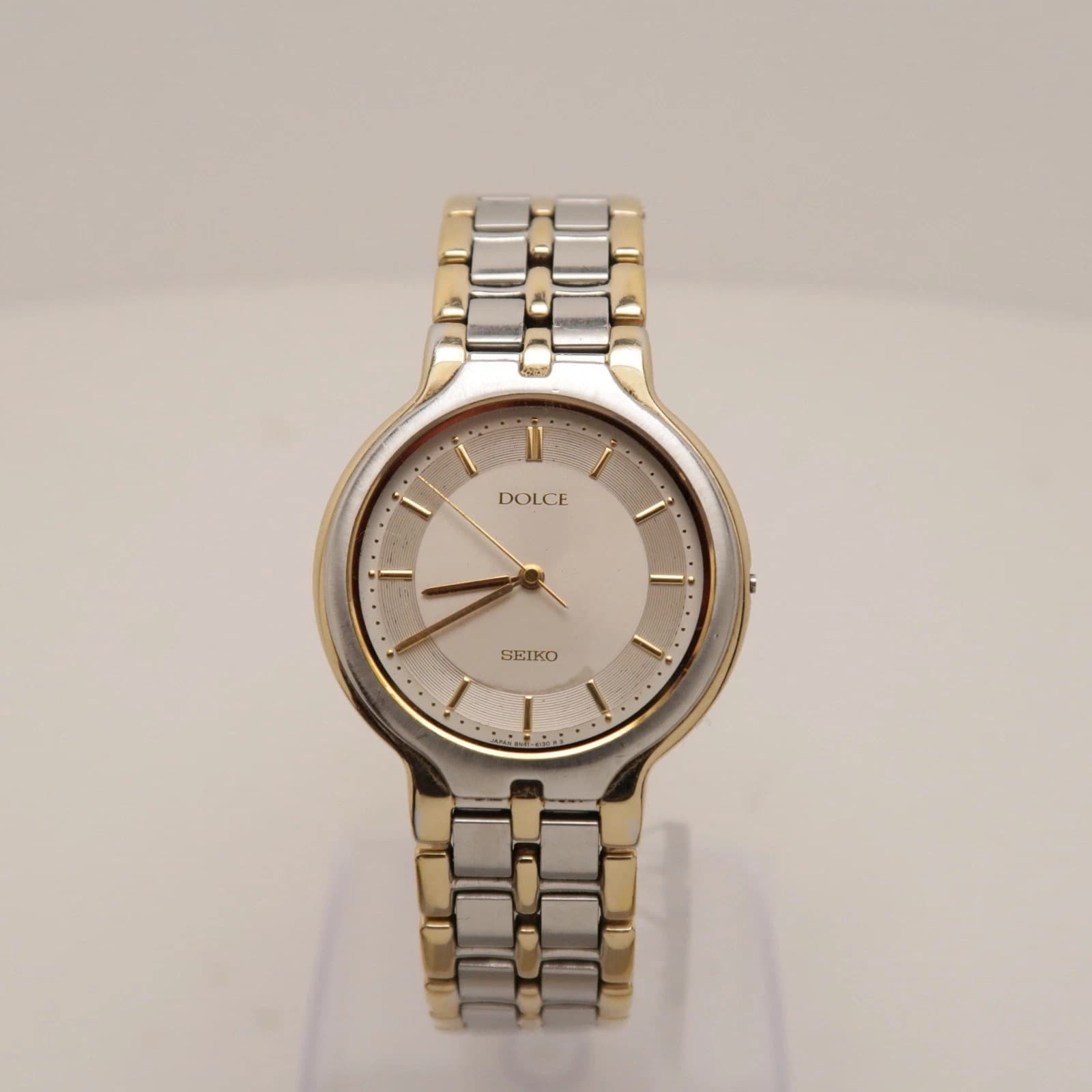 SEIKO Dolce 8N41-6100 Dress Analog Quartz Men Vintage Watch W357 *WORKING