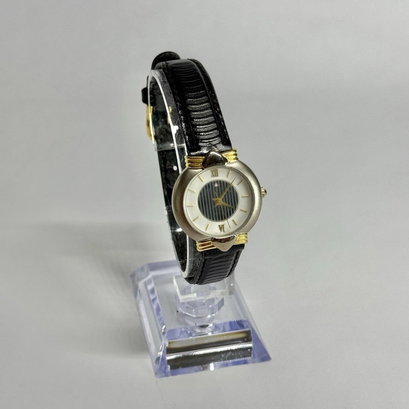 PAUL Montagne PM-544 Gold Tone Analog Quartz Women Vintage Watch W446 *WORKING