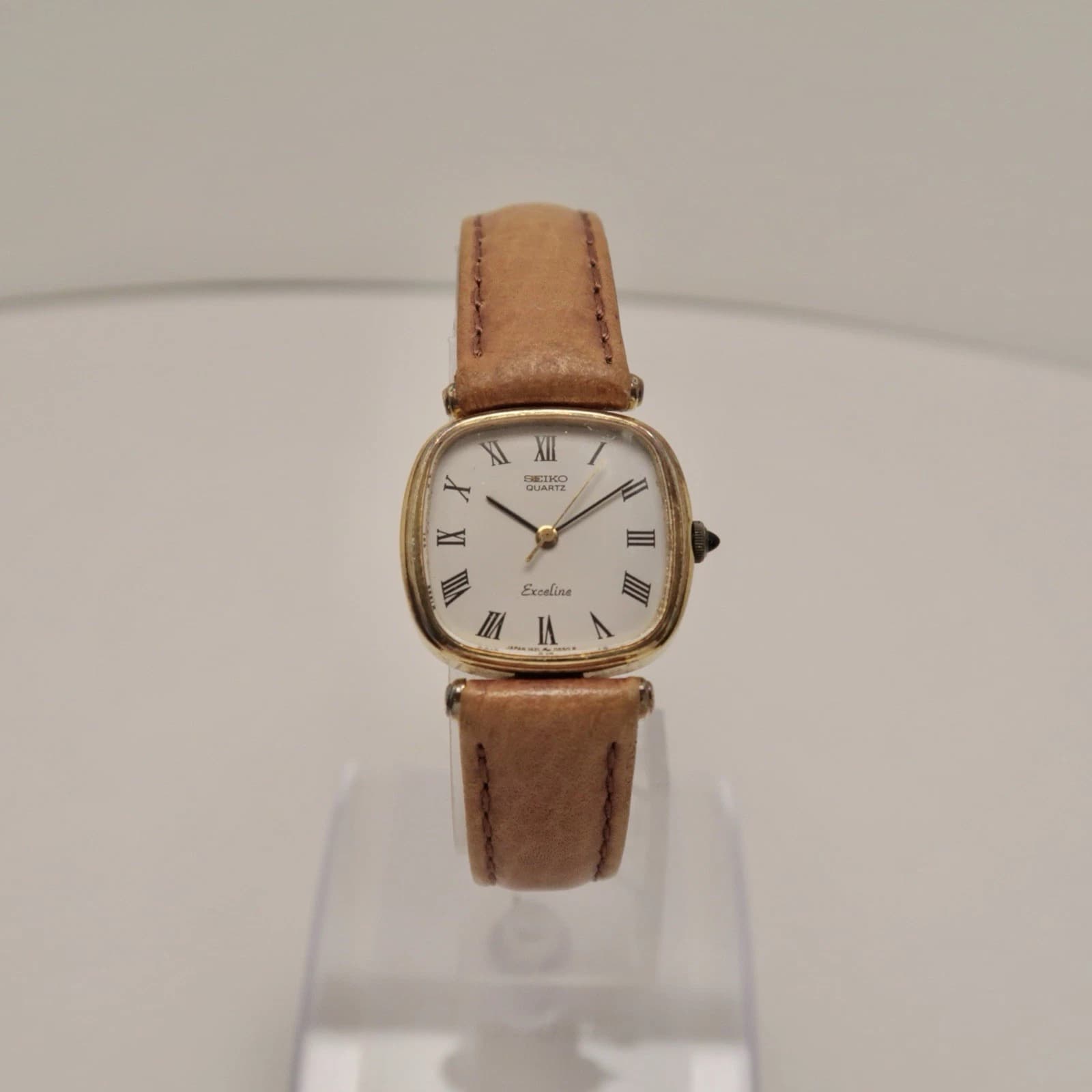 SEIKO 1421-5260 Gold Tone Analog Quartz Women Vintage Watch W127 *WORKING