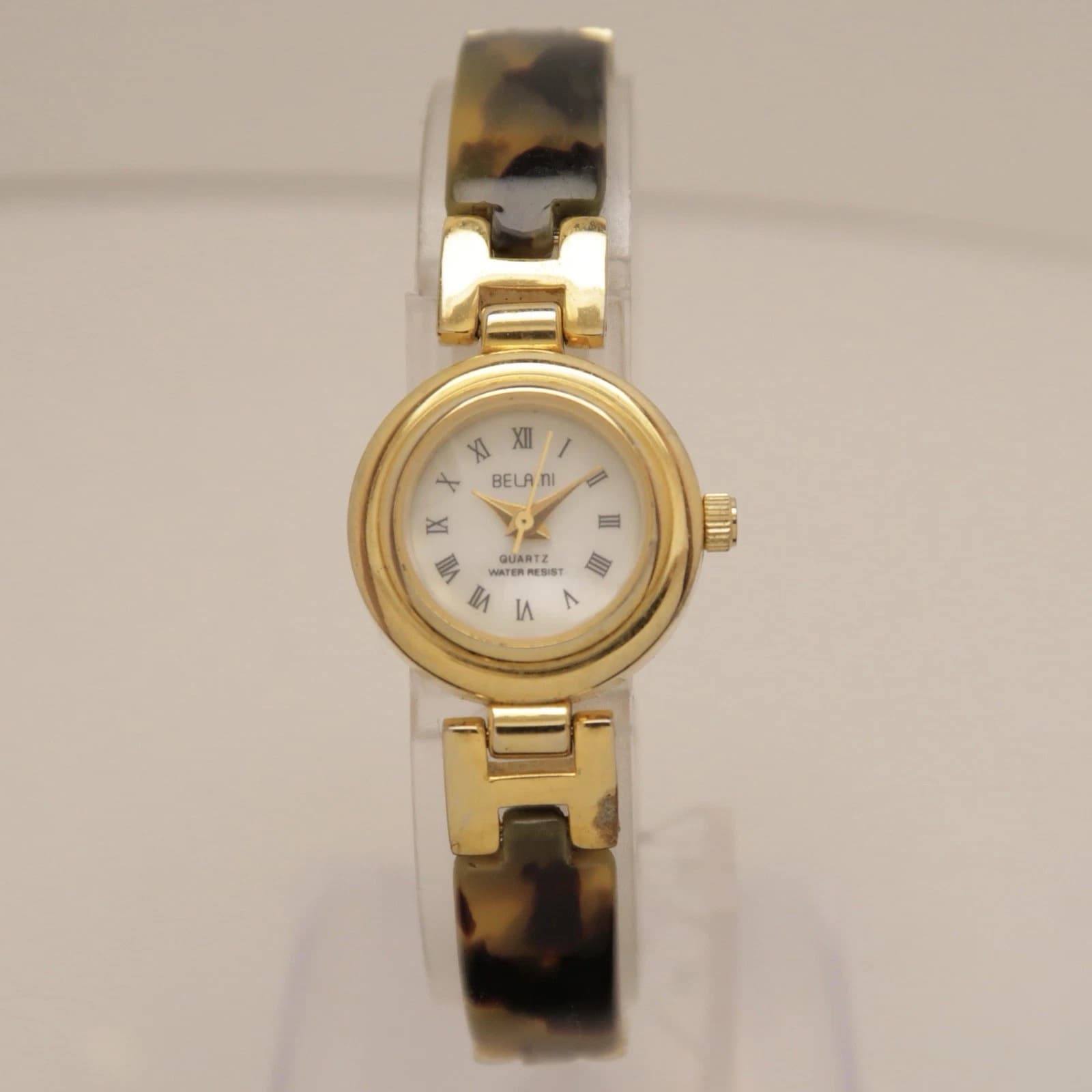 BELAMI Fashion Gold Tone Analog Quartz Women Vintage Watch W206 *WORKING
