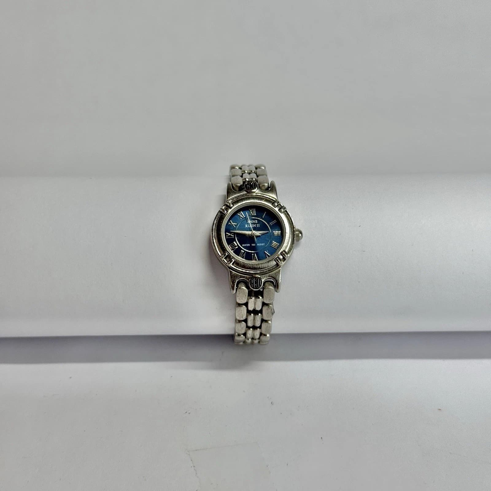 ANNE KLEIN 10/2315 Analog Quartz Silver Tone Women Vintage Watch W562 *WORKING