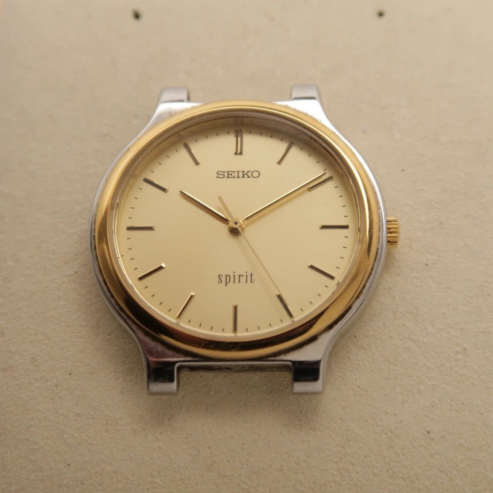 SEIKO Spirit 7N01-6A70 Analog Quartz Men Vintage Face Watch W389 *SOLD AS IS