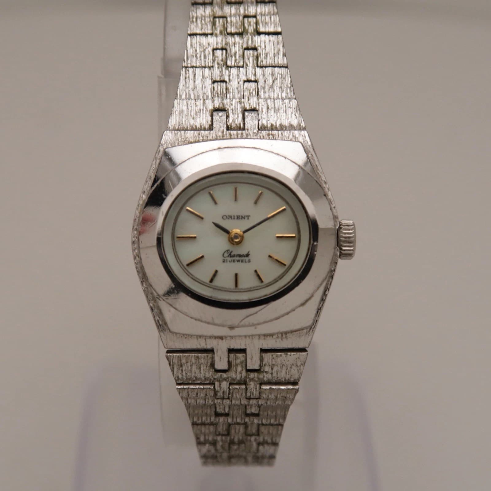 ORIENT Chamade 21J I120-39200 Manual Wind Women Vintage Watch W296 *WORKING