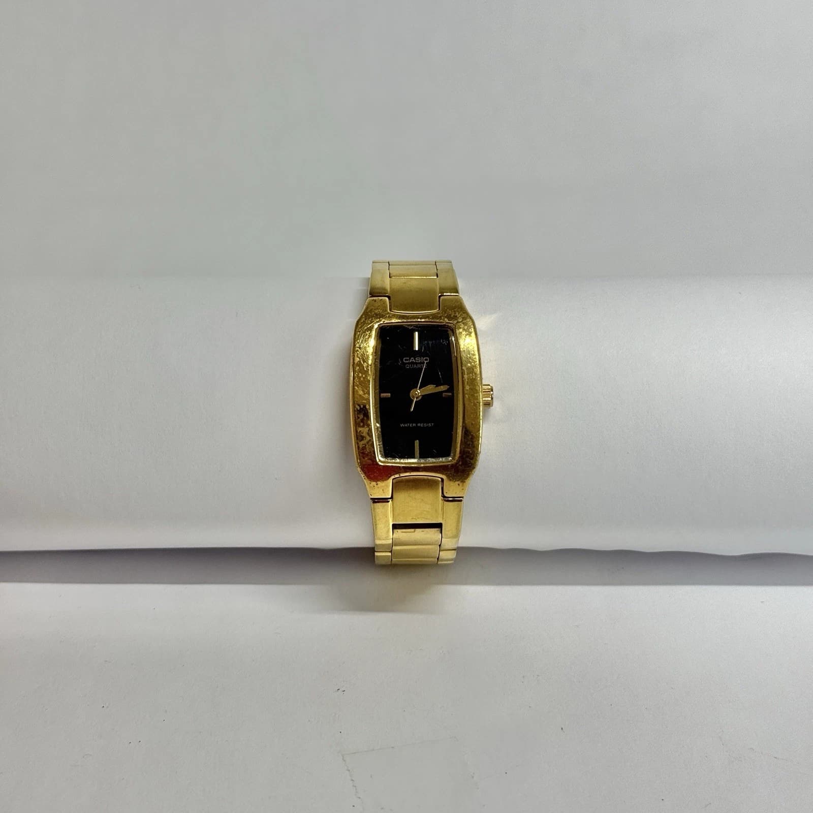CASIO LTP-1165 Quartz Analog Gold Tone Women Vintage Watch W533 *WORKING