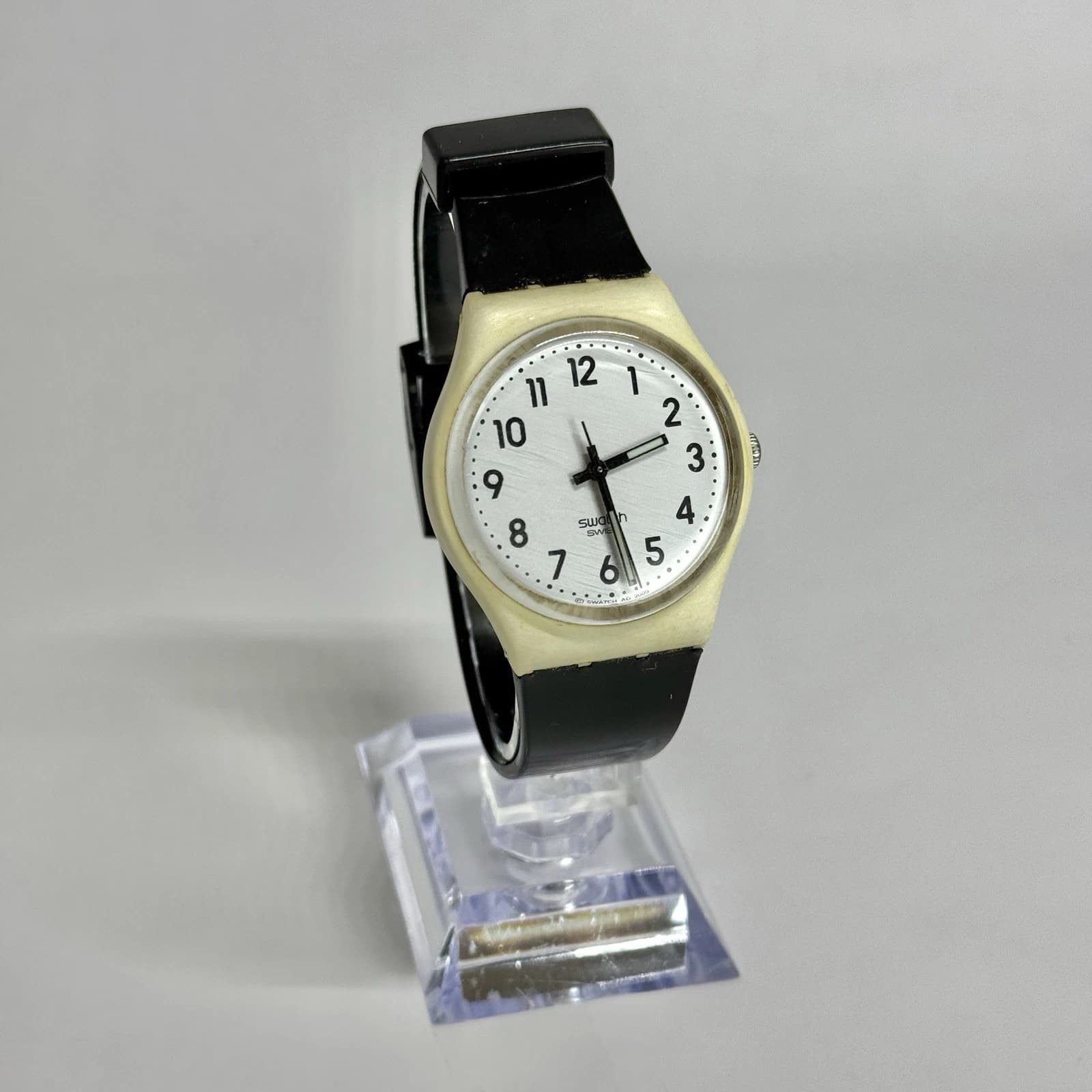 SWATCH Swiss Analog Quartz Two Tone Vintage Watch W430 *WORKING